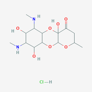 molecular formula C14H24N2O7.2HCl B000552 Spectinomycin dihydrochloride CAS No. 21736-83-4