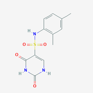 molecular formula C12H13N3O4S B5520100 N-(2,4-dimethylphenyl)-2-hydroxy-6-oxo-1,6-dihydropyrimidine-5-sulfonamide 