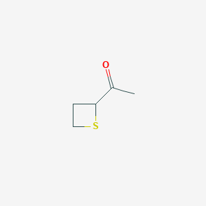 molecular formula C5H8OS B055207 2-Acetylthietane CAS No. 119209-96-0