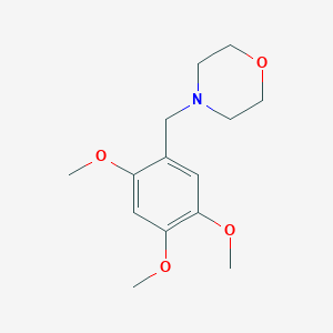 molecular formula C14H21NO4 B5521920 4-[(2,4,5-trimethoxyphenyl)methyl]morpholine 