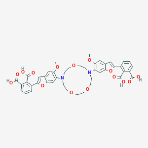 (1,4,10-Trioxa-7,13-diazacyclopentadecane-7,13-diylbis(5-methoxy-6,2-benzofurandiyl))bis-1,2-benzenedicarboxylic acid
