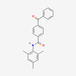 molecular formula C23H21NO2 B5522545 4-benzoyl-N-(2,4,6-trimethylphenyl)benzamide CAS No. 311774-35-3