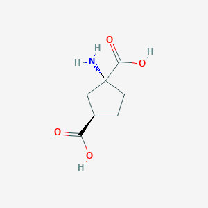molecular formula C7H11NO4 B055229 trans-ACPD CAS No. 111900-33-5