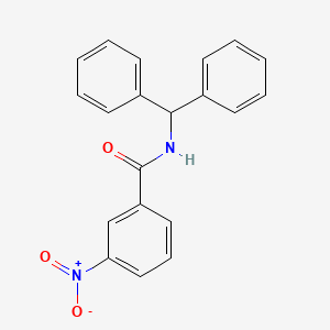 molecular formula C20H16N2O3 B5523381 N-benzhydryl-3-nitrobenzamide 