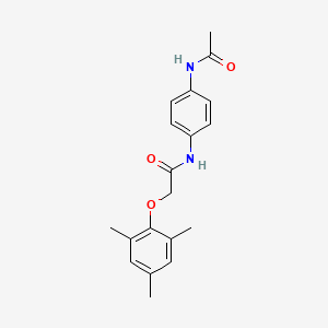 molecular formula C19H22N2O3 B5523419 N-[4-(acetylamino)phenyl]-2-(mesityloxy)acetamide 