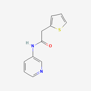 molecular formula C11H10N2OS B5523455 N-(pyridin-3-yl)-2-(thiophen-2-yl)acetamide 