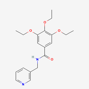 molecular formula C19H24N2O4 B5523558 3,4,5-triethoxy-N-(pyridin-3-ylmethyl)benzamide 