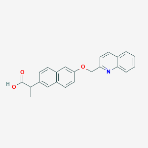 molecular formula C23H19NO3 B055240 WY-50295 