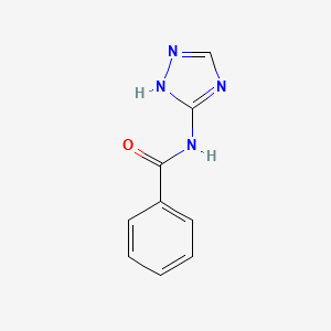 molecular formula C9H8N4O B5524233 N-(4H-1,2,4-triazol-3-yl)benzamide 