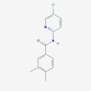 molecular formula C14H13ClN2O B5524988 N-(5-chloropyridin-2-yl)-3,4-dimethylbenzamide 