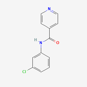 molecular formula C12H9ClN2O B5525025 N-(3-chlorophenyl)pyridine-4-carboxamide 