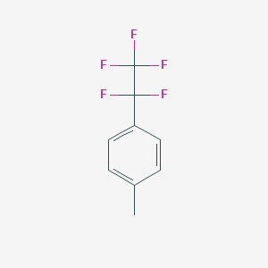 molecular formula C9H7F5 B055251 1-Methyl-4-(pentafluoroethyl)benzene CAS No. 117081-46-6
