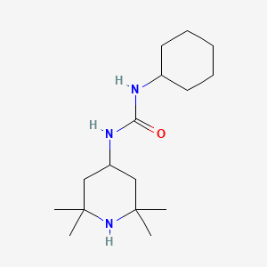 molecular formula C16H31N3O B5525824 1-Cyclohexyl-3-(2,2,6,6-tetramethylpiperidin-4-yl)urea 