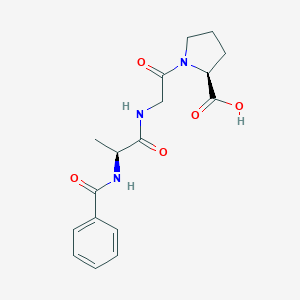 molecular formula C17H21N3O5 B055263 Benzoylalanyl-glycyl-proline CAS No. 113384-94-4