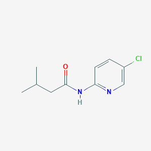 molecular formula C10H13ClN2O B5526748 N-(5-chloropyridin-2-yl)-3-methylbutanamide 