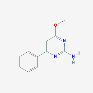 molecular formula C11H11N3O B5527333 4-Methoxy-6-phenylpyrimidin-2-amine CAS No. 36315-02-3