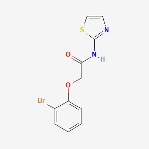 molecular formula C11H9BrN2O2S B5527738 2-(2-bromophenoxy)-N-(1,3-thiazol-2-yl)acetamide 