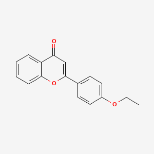 molecular formula C17H14O3 B5528009 2-(4-ethoxyphenyl)-4H-chromen-4-one 