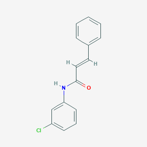 molecular formula C15H12ClNO B5528018 N-(3-Chlorophenyl)Cinnamamide CAS No. 64741-15-7