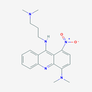 molecular formula C20H25N5O2 B055281 4-(Dimethylamino)nitracrine CAS No. 116374-67-5