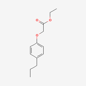 molecular formula C13H18O3 B5528186 Ethyl 2-(4-propylphenoxy)acetate 