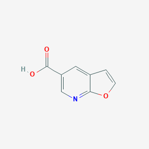 molecular formula C8H5NO3 B055285 Furo[2,3-b]pyridine-5-carboxylic acid CAS No. 122534-94-5