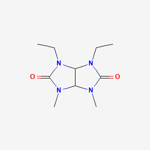 molecular formula C10H18N4O2 B5528646 1,6-DIETHYL-3,4-DIMETHYL-OCTAHYDRO-[1,3]DIAZOLO[4,5-D]IMIDAZOLE-2,5-DIONE 