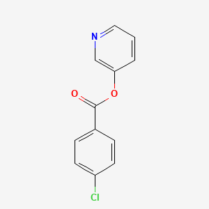 molecular formula C12H8ClNO2 B5528722 Pyridin-3-yl 4-chlorobenzoate 