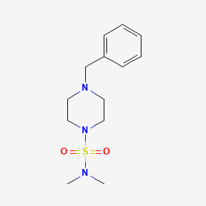molecular formula C13H21N3O2S B5528858 4-benzyl-N,N-dimethylpiperazine-1-sulfonamide 