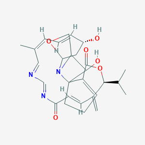 molecular formula C28H35N3O6 B055289 15-Dihydro-13,14-anhydrovirginiamycin M1 CAS No. 118693-64-4