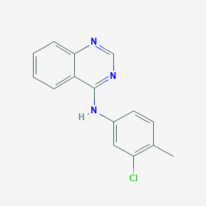 molecular formula C15H12ClN3 B5528931 N-(3-chloro-4-methylphenyl)quinazolin-4-amine 