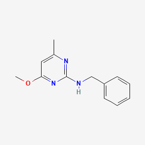 molecular formula C13H15N3O B5529011 N-benzyl-4-methoxy-6-methylpyrimidin-2-amine 
