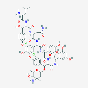 molecular formula C60H65Cl2N9O19 B055291 Chloroorienticin C CAS No. 118373-82-3