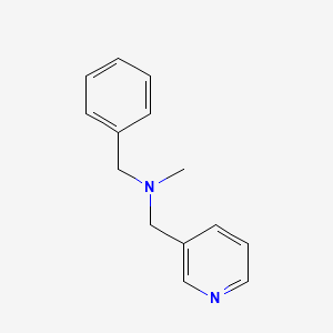 molecular formula C14H16N2 B5529418 N-methyl-1-phenyl-N-(pyridin-3-ylmethyl)methanamine 