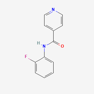 molecular formula C12H9FN2O B5529777 N-(2-fluorophenyl)pyridine-4-carboxamide 