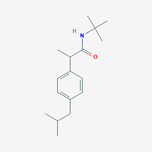 molecular formula C17H27NO B5530428 N-tert-butyl-2-[4-(2-methylpropyl)phenyl]propanamide 