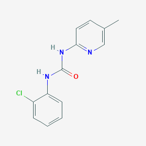 molecular formula C13H12ClN3O B5530459 1-(2-Chlorophenyl)-3-(5-methylpyridin-2-yl)urea 