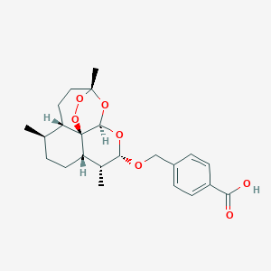 molecular formula C23H30O7 B055305 Artelinic acid CAS No. 120020-26-0