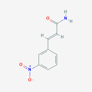 molecular formula C9H8N2O3 B5530763 (E)-3-(3-Nitrophenyl)acrylamide 