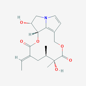 molecular formula C18H23NO6 B055308 Dehydroanacrotine CAS No. 111844-46-3