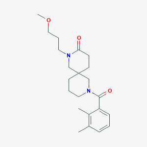 molecular formula C22H32N2O3 B5531210 8-(2,3-dimethylbenzoyl)-2-(3-methoxypropyl)-2,8-diazaspiro[5.5]undecan-3-one 
