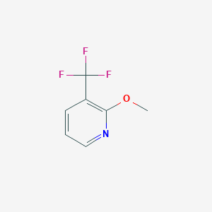 molecular formula C7H6F3NO B055313 2-Methoxy-3-(trifluoromethyl)pyridine CAS No. 121643-44-5