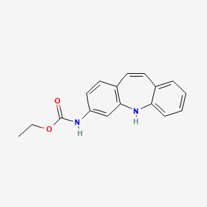 molecular formula C17H16N2O2 B5531728 ethyl N-(11H-benzo[b][1]benzazepin-2-yl)carbamate 