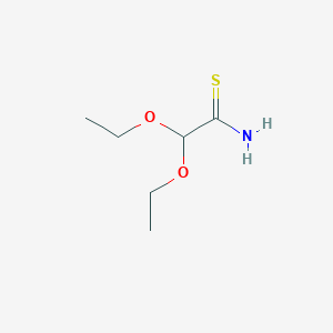 molecular formula C6H13NO2S B055322 2,2-Diethoxyethanethioamide CAS No. 73956-15-7