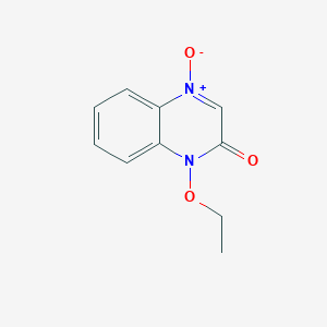 molecular formula C10H10N2O3 B5532423 1-Ethoxyquinoxalin-2(1h)-one 4-oxide 