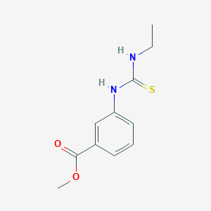 molecular formula C11H14N2O2S B5533380 Methyl 3-(ethylcarbamothioylamino)benzoate 