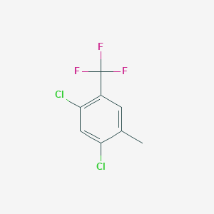 molecular formula C8H5Cl2F3 B055337 2,4-Dichloro-5-methylbenzotrifluoride CAS No. 115571-61-4