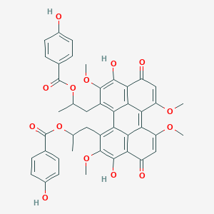 molecular formula C44H38O15 B055338 Calphostin I CAS No. 124857-59-6
