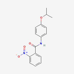 molecular formula C16H16N2O4 B5533864 2-nitro-N-(4-propan-2-yloxyphenyl)benzamide 