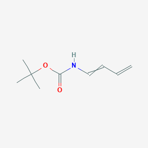 molecular formula C9H15NO2 B055343 Tert-butyl N-buta-1,3-dienylcarbamate CAS No. 122690-65-7